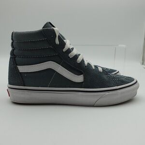 Vans SK8 Hi Women Size 8 Shoes High Blue Top Suede Sneakers Skating